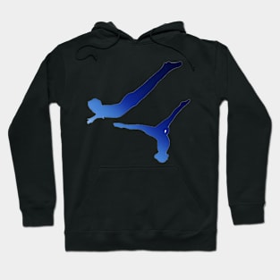 A mixed pair doing individuals Hoodie